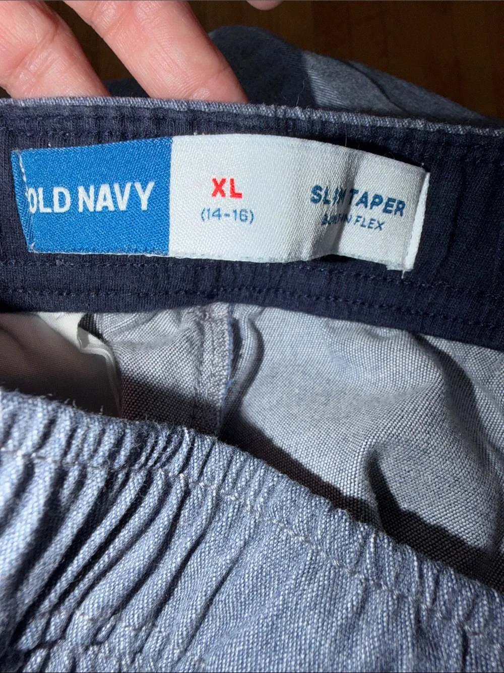 Old Navy Boys Casual Drawstring Pants in Slate Blue
